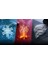 Pc Gaming Race Elements Oyun Mousepad Xl - Ateş - Boyut: 380 x 430 x 4 mm - Hibrit Kumaş Yüzey - Köpük Çekirdek - Kaymaz Kauçuk Taban - Masa Paspası - Siyah 3