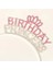 Kristal Taşlı Pembe Birthday Princess Yazılı Parti Tacı 19X11 cm 2