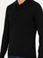Erkek Siyah Slim Fit Polo Yaka Basic Triko Kazak 50270169-VR046 6