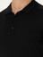 Erkek Siyah Slim Fit Polo Yaka Basic Triko Kazak 50270169-VR046 7