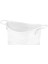Elite The Mia Galvaniz Ekmek Servisi 23X14 cm Beyaz 1 Adet 1