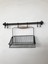 Elite Ikea Ferforje Metal Mutfak Sepeti 20X30 cm Askılık ve 6 Adet Kanca 1 Adet 1