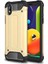 Galaxy A01 Core Kılıf Crcr Crash Silikon Kapak-Gold 1
