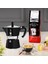 Moka Express Siyah 6 Cup ( Moka Express 6 Cup Black Aluminum Moka Pot) 4
