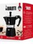 Moka Express Siyah 6 Cup ( Moka Express 6 Cup Black Aluminum Moka Pot) 6