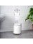 Yedekli Wc Kağıtlığı Ve Çöp Kovası - Beyaz 2