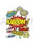 Çizg Roman Balon Araba,motosiklet,kask,laptop,cam,telefon Sticker 1