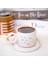 24K Altın Süslemeli Papatya Temalı Seramik Mug 2