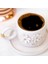 24K Altın Süslemeli Papatya Temalı Seramik Mug 4