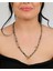 Kar Tanesi Obsidyen & Bronz Deniz Yıldızı Charm Kolye 2