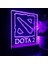 Dotas 2 Anime Gece Lambası 3D Illüzyon Lambası (Yurt Dışından) 4