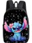 Stitch Angel Disney Sırt Çantası Okul Çantası Çocuklar Için Karikatür Karikatür Hafif Okul Çantaları Büyük Kapasiteli Kız Çocuklar Kids Çakası Hediye Rolor: S03 (Yurt Dışından) 1