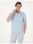 Erkek Açık Mavi Regular Fit Tişört 50306862-VR003 1