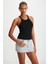 Mıssy Kadın Halter Yaka Kısa Siyah Body 1