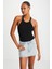 Mıssy Kadın Halter Yaka Kısa Siyah Body 4