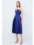 Straplez Elbise Lacivert 12433502002 4