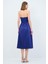 Straplez Elbise Lacivert 12433502002 5