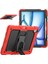 iPad Air 13 2024 Pc+Silikon Stand Kalem Yuvası Omuz Askılı Tablet Kılıfı (Yurt Dışından) 1