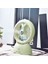 Mini USB Şarj Edilebilir Sprey Fan Öğrenci Yurt Ofis Masaüstü Sessiz Fan Buzlu Matcha Green (Yurt Dışından) 2
