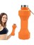 Tcherchı Spor Salonu Su Şişeleri 650 ml Katlanabilir Dambıl Şekilli Su Şişesi Seyahat Aksesuarları Su Bardakları (Yurt Dışından) 2