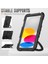 Ipad 10.9 2022 Için Şok Geçirmez Damla Geçirmez Tablet Kasası, Pc + Kalınlaştırılmış Silikon Stand Kapağı El Kavraması (Yurt Dışından) 5