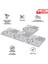 Kendinden Yapışkanlı Mutfak Kaplama Geometrik 010 Karma Desenli Pvc Karo 30X30 cm (33 Adet) 3m2 2