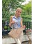 Kadın Modern Kesim Suni Deri Shopper Çanta El ve Omuz Kullanımı Için Mükemmel Uyum Mükemmel Uyum 2