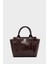 Kadın Mini Tote Vegan Deri El Çantası Gold Toka Günlük ve Iş Trend Tasarım Modern Stil Mükemmel Uyum 1