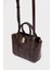 Kadın Mini Tote Vegan Deri El Çantası Gold Toka Günlük ve Iş Trend Tasarım Modern Stil Mükemmel Uyum 3