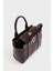 Kadın Mini Tote Vegan Deri El Çantası Gold Toka Günlük ve Iş Trend Tasarım Modern Stil Mükemmel Uyum 4