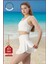 Kadın Alt-Üst Takım Şort & Crop Denizde Havuzda Sporda Casual / Günlük Kullanım Ekru TK3107 1