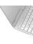 Ipad Pro 11 (2024) F11 Ats Kılıf Magic Dönen Klavyeli Tablet Kılıf - Gümüş Inslm 3