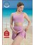Kadın Alt-Üst Takım Şort & Crop Denizde Havuzda Sporda Casual / Günlük Kullanım Lila TK3107 2