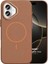 Apple iPhone 16 Kılıf Magleather Pro Kahverengi 1