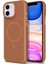 Apple iPhone 11 Kılıf Magleather Pro Kahverengi 1