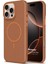 Apple iPhone 16 Pro Kılıf Magleather Pro Kahverengi 1