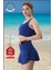 Kadın Alt-Üst Takım Şort & Crop Denizde Havuzda Sporda Casual / Günlük Kullanım Mavi TK3107 5