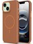 Apple iPhone 14 Kılıf Magleather Pro Kahverengi 1