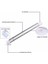 CT-2478 36W Yatay Bant Armatür 120CM LED Armatür Aydınlatma Beyaz Işık 6400K 3