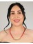 El Yapımı Mercan Boncuklu Bronz Yaprak Sallantılı Kolye – Boho Vintage Statement 1
