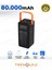 Güneş Enerjili Solar Powerbank 80.000 Mah Dijital Göstergeli El Fenerli 4 Çıkış Taşınabilir Batarya 1