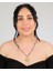 El Yapımı Ametist Silindir Boncuklu Bronz Güneş Yüz Kolye – Boho Vintage Statement 1