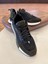1094 Haki Siyah Hakiki Deri Erkek Sneakers 1