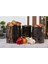 Patates Soğan Kovası - Sebzelik - Patates Soğanlık Sepeti Sarımsaklık 3lü Set, Rock And Gold EFB29H8 2