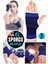 5 Çift Unisex Spor Bileklik, Mavi Örme Bilek Koruyucu, Çok Amaçlı ve Rahat 5