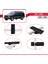 Gmc Jimmy 1995-2005 Arası ile Uyumlu Basıc Model Ara Atkı Tavan Barı Siyah 3 Adet 4