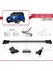 Fiat Panda Cross 2014 ve Sonrası ile Uyumlu Fly Model Ara Atkı Tavan Barı Gri 2 Adet 4
