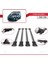 Hyundai I30 (Fd) Sw 2007-2011 Arası ile Uyumlu Fly Model Ara Atkı Tavan Barı Gri 2 Adet 5
