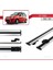 Fiat Panda 2 (169) 2003-2012 Arası ile Uyumlu Basıc Model Ara Atkı Tavan Barı Gri 2 Adet 3