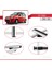 Fiat Panda 2 (169) 2003-2012 Arası ile Uyumlu Basıc Model Ara Atkı Tavan Barı Gri 3 Adet 4